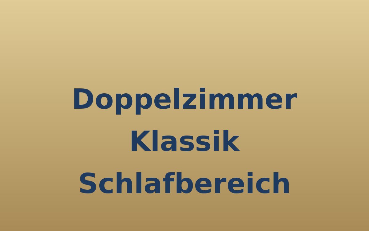 Doppelzimmer Klassik — Schlafbereich