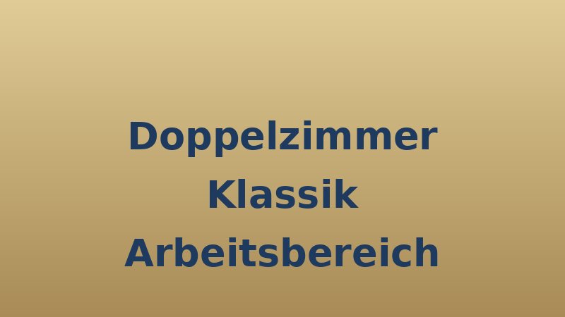 Doppelzimmer Klassik — Arbeitsbereich