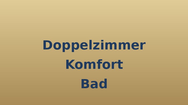 Doppelzimmer Komfort — Bad