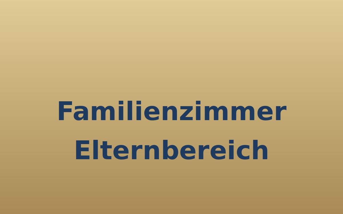Familienzimmer — Elternbereich