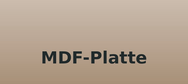 MDF-Platte